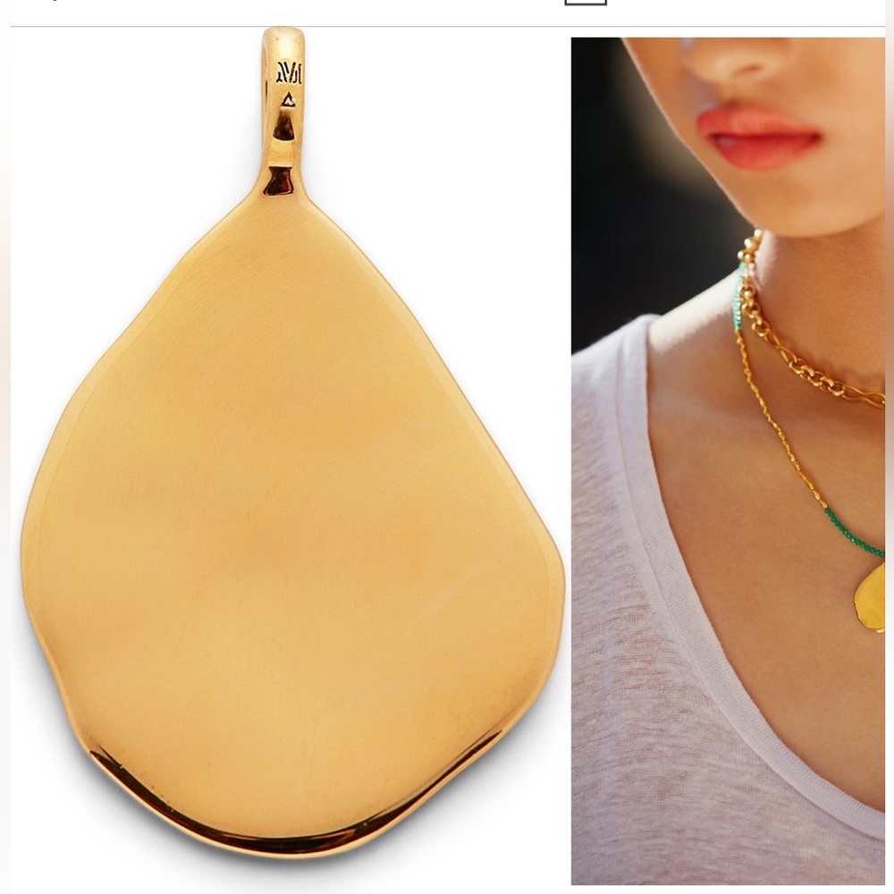 Monica Vinader NWOT Siren Teardrop Pendant Charm